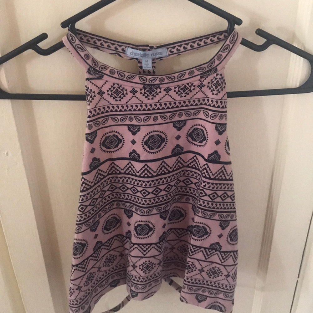 Geoprint crop top